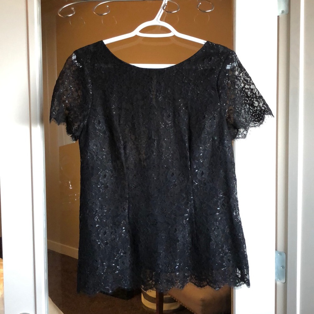 Metallic Lace top